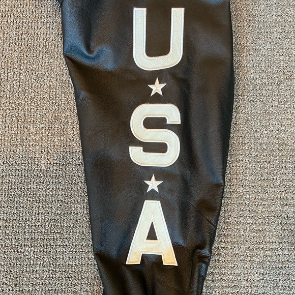 Exit USA Black Leather Jacket - Picture 3 of 5